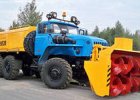 Снегоочиститель шнекороторный на автошасси Урал-4320 Амкодор 9531-03